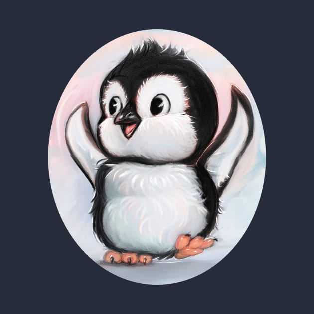 Baby penguin by Artofokan