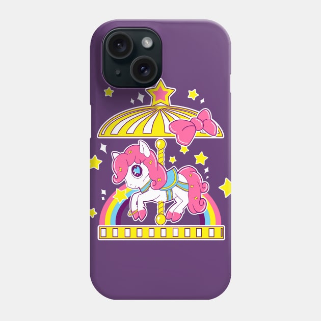 Rainbow Carousel Phone Case by spookyruthy