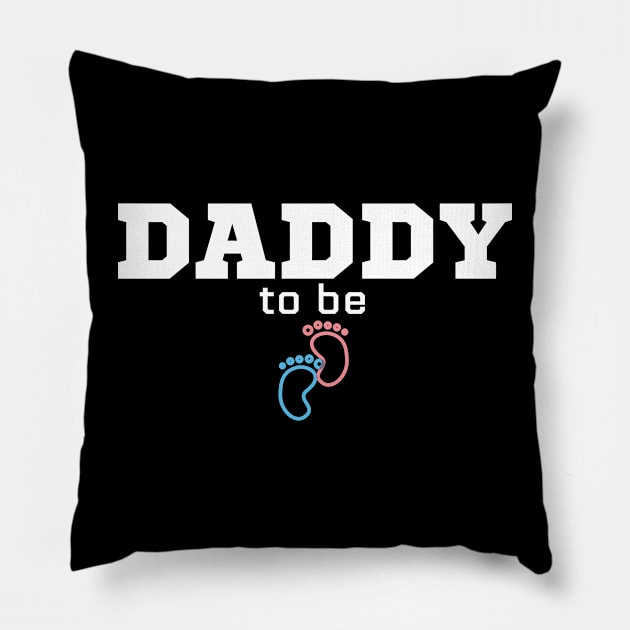 Daddy To Be Pillow by HobbyAndArt