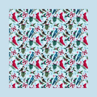 Joy to The Birds Repeat Pattern #1 T-Shirt