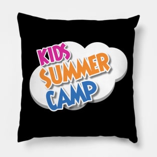 Kids Summer Camp Adventure Pillow