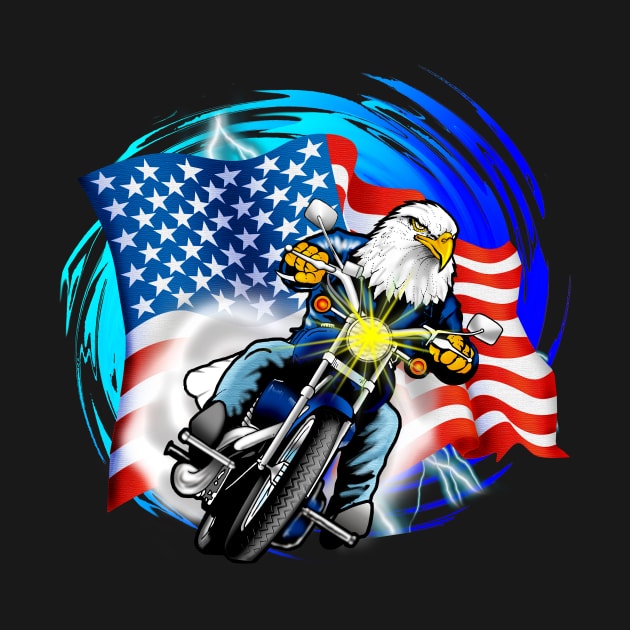Eagle Rider by the Mad Artist