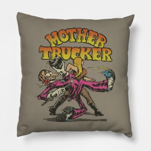 Mother Trucker 1971 Pillow