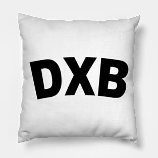 DXB Black Bold Pillow