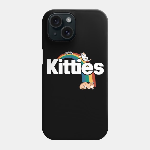 Rainbow Cats Phone Case by Vincent Trinidad Art