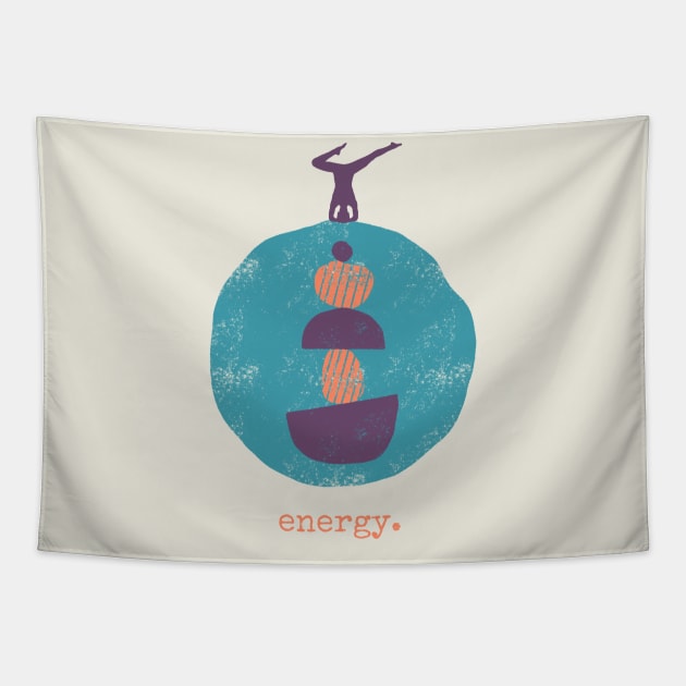Energy - Yoga Tapestry by High Altitude