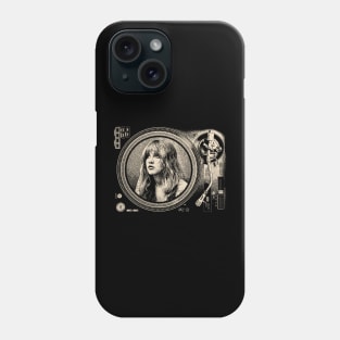 Vinyl Record stevie nicks 70 Phone Case