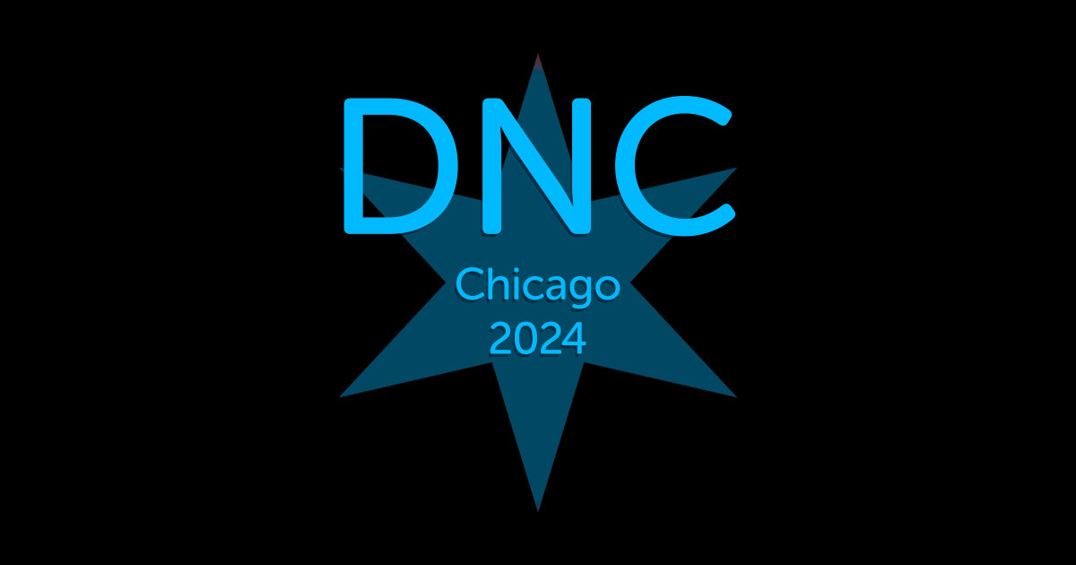 2024 Democratic National Convention Chicago All Blue Star Dnc