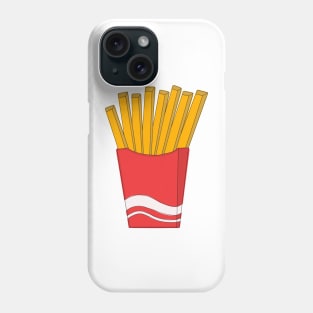 French Fries Drawing Phone Case