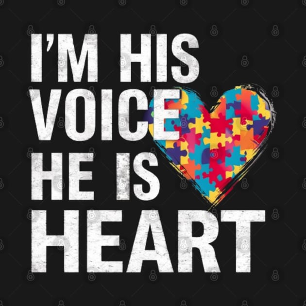 Autism, I'm his voice he is my heart by Medkas 