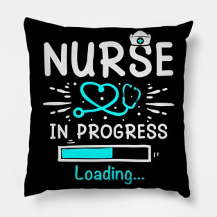 Nurse In Progress Loading Training Student Pillow