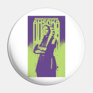 Rosario Dawson in Ahsoka graphic design illustration ironpalette Pin