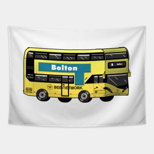 Bolton Transport for Greater Manchester (TfGM) Bee Network yellow bus Tapestry