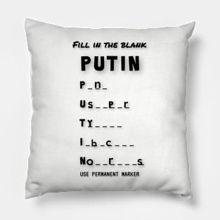 Putin Pillow