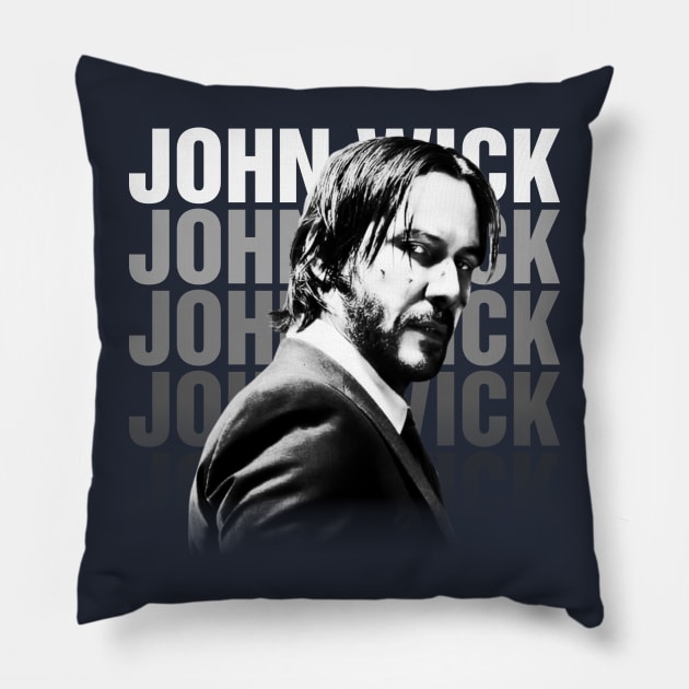 John Wick - Baba Yaga Pillow by Bob Charl