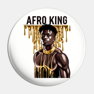 Afro King Melanin Drippin' Pin