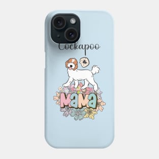 Red and White Cockapoo Mama  6 Phone Case