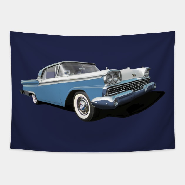 1959 Ford Galaxie in light blue Tapestry by candcretro