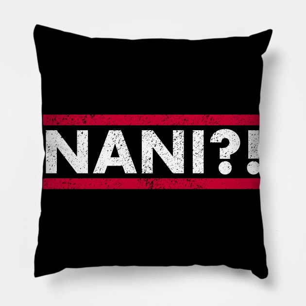 Nani What Omae Wa Mou Shindeiru Otaku Anime Memes Pillow by Alex21