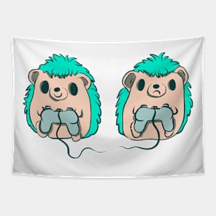 Gaming hedgehogs Tapestry