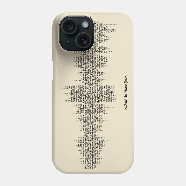 Tori Amos Soundwave art - Silent all these Years Phone Case by RandomGoodness