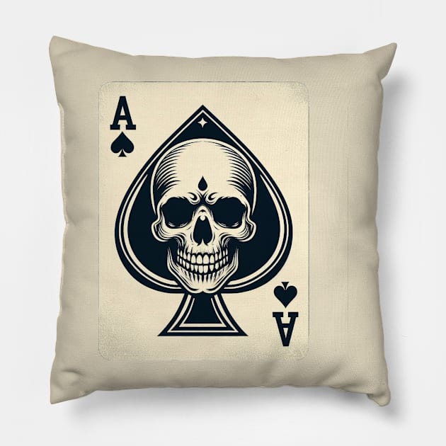 Ace of spades Pillow by Dannysdesigns80 