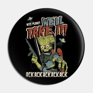 Mars Attacks Pin