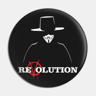 V For Vendetta Revolution Pin