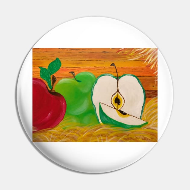 Farmhouse Apples Pin by Terrisart