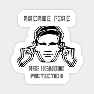 arcade fire use hearing protection Magnet