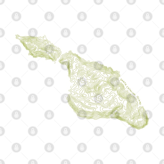 Santa Catalina Island (green) by simplistictees