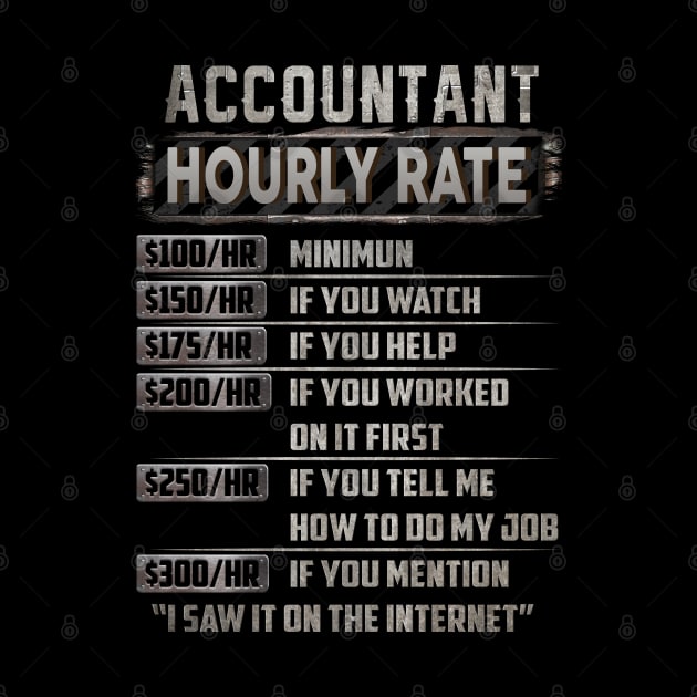 accountant hourly rate by Amazingcreation