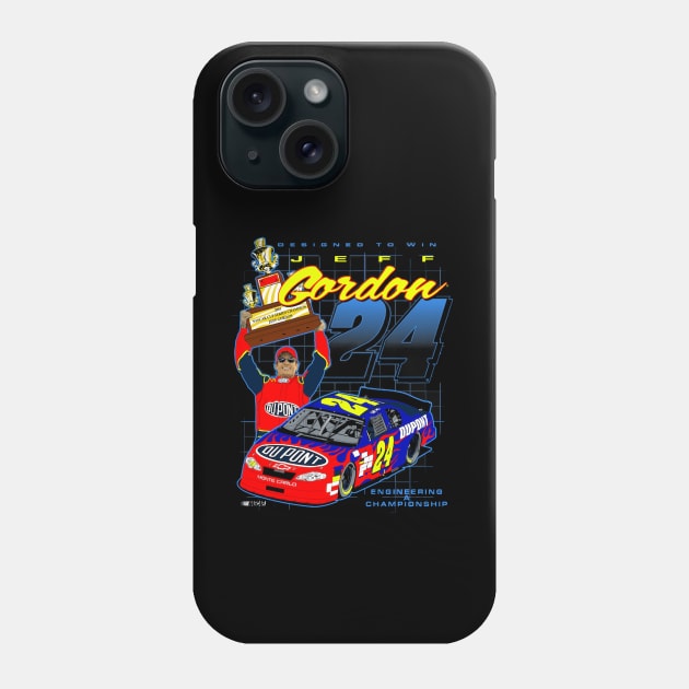 Jeff Gordon Legends Trophy Phone Case by art.Hamdan