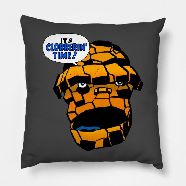 U KNOW WHAT TIME IS... Pillow by Vikingeek