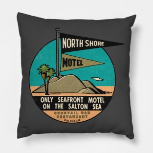 Vintage Salton Sea Motel Pillow