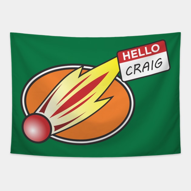 Craig's SuperHero Costume Tapestry by MoustacheRoboto