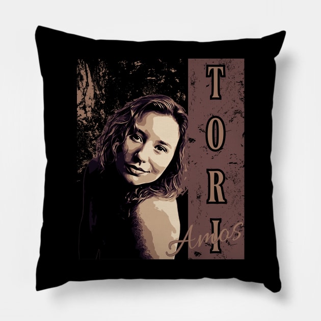 Tori amos // 80s Pillow by Degiab