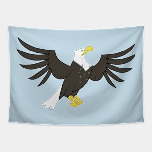 Bald Eagle midair Tapestry