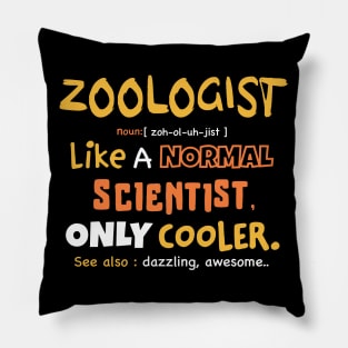 Zoologist definition design / safari lover / animal kingdom design / zoo kepper present / zoo gift idea Pillow