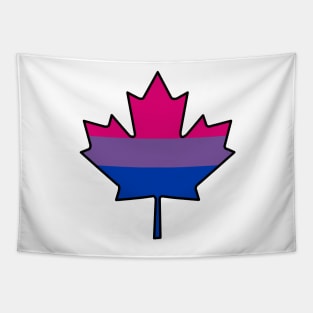 Maple Leaf Bi Pride! Tapestry