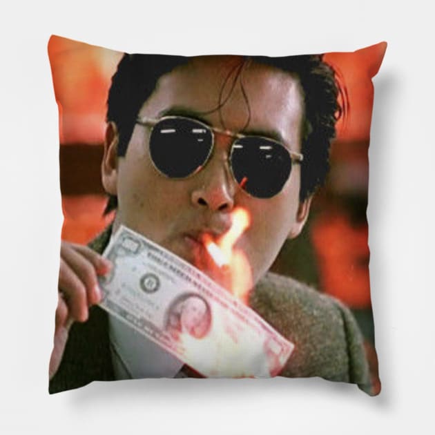 Burn Money $100 Pillow by Mike_thecoolguy