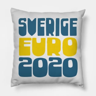 Sverige Euro 2020 Soccer Gift Design Pillow