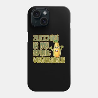 Zucchini is My Spirit Vegetable Phone Case