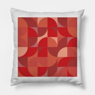 Modern Geometric (Red Pepper) Pillow