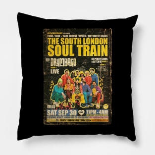 POSTER TOUR - SOUL TRAIN THE SOUTH LONDON 170 Pillow