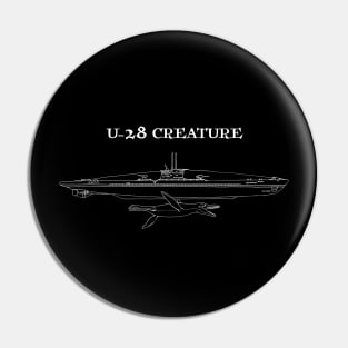 The U-28 Creature - Text Pin