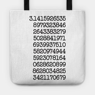 Number Pi 2.0| Typography Tote