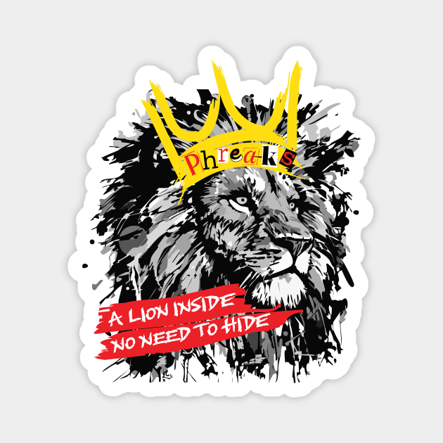 Street Art Punk Lion Magnet by Jiyoun's Store 2