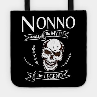 Nonno The Man The Myth The Legend Happy Father Halloween Day Skeleton Lover Fans Tote