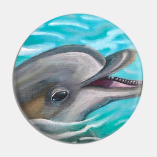 Laughing Dolphin Pin